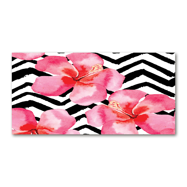 Bild auf glas Hawaiianische Blumen