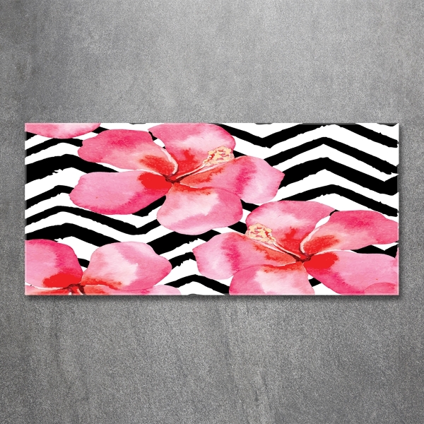 Bild auf glas Hawaiianische Blumen