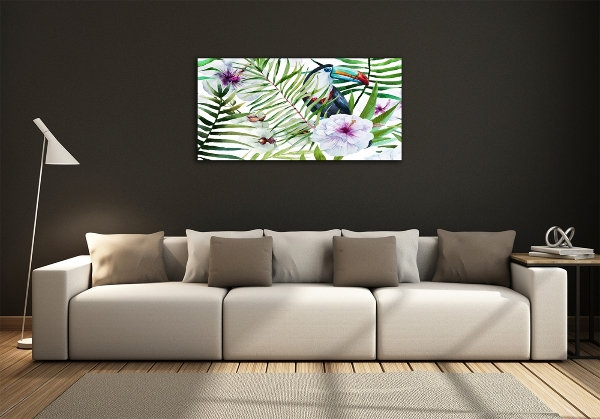 Glasbild Tropentukan