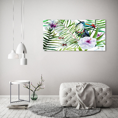 Glasbild Tropentukan