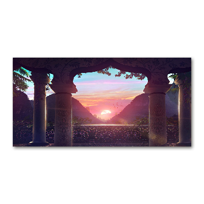 Foto glasbild Östliche Architektur