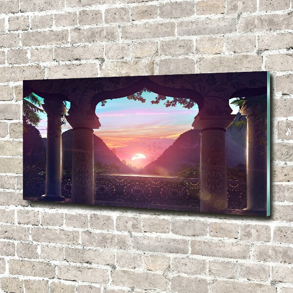 Foto glasbild Östliche Architektur