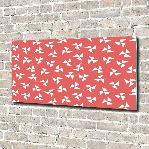 Foto glasbild Geometrischer Hintergrund