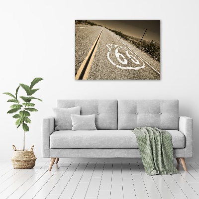 Bild auf glas Straße in Kalifornien