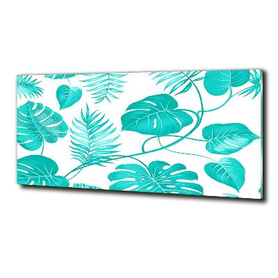 Bild auf glas Tropische Blätter