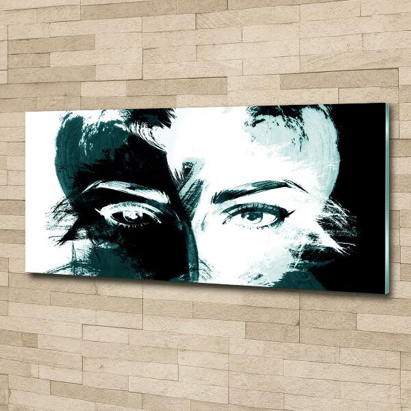 Bild auf glas Abstrakte Frau