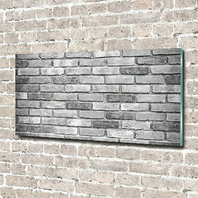 Bild auf glas Ziegelmauer