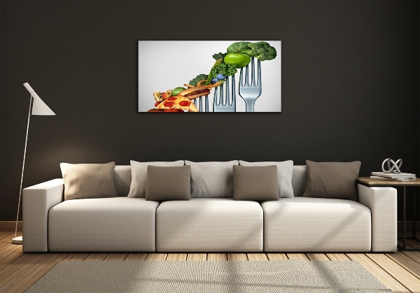 Foto glasbild Fortschritte bei der Diät