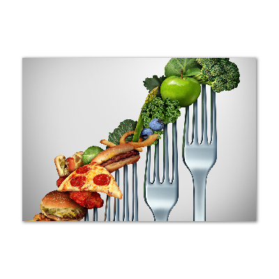 Foto glasbild Fortschritte bei der Diät