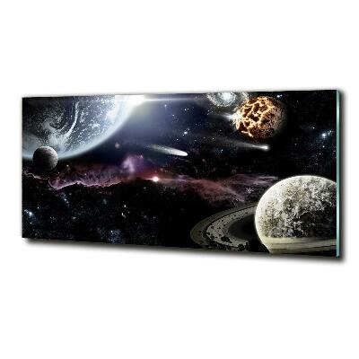 Foto glasbild Galaxis