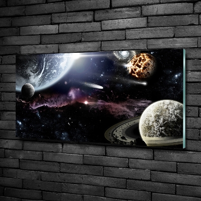 Foto glasbild Galaxis