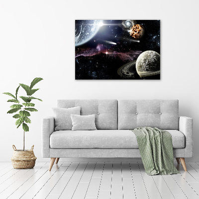 Foto glasbild Galaxis