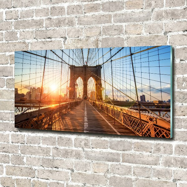 Bild auf glas Brooklyn Bridge