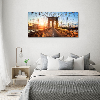Bild auf glas Brooklyn Bridge