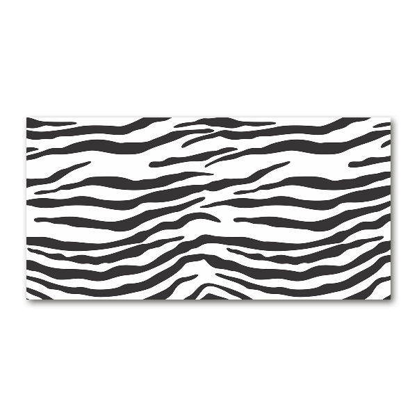 Glasbild Zebra-Hintergrund