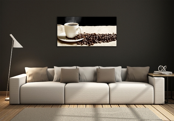 Glasbild Aromatischer Kaffee