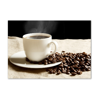Glasbild Aromatischer Kaffee