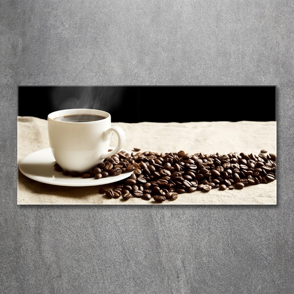 Glasbild Aromatischer Kaffee