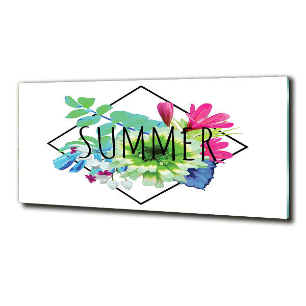 Foto glasbild Sommer