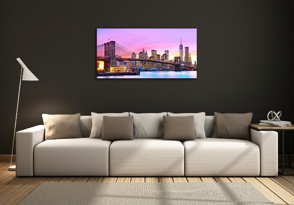 Glasbild Manhattan, New York