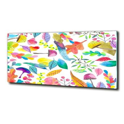 Bild auf glas Blumenmuster