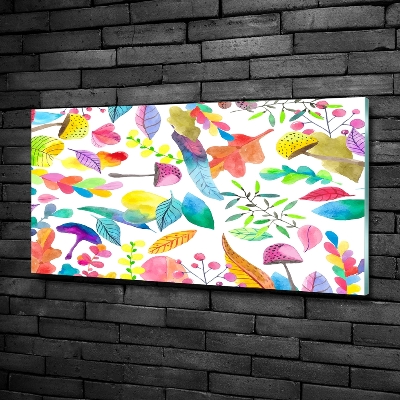 Bild auf glas Blumenmuster