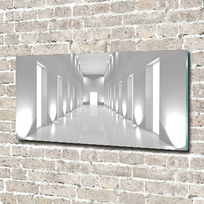 Foto glasbild Korridor