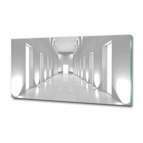 Foto glasbild Korridor