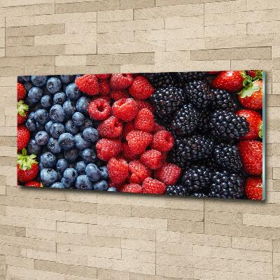 Glasbild Waldfrüchte