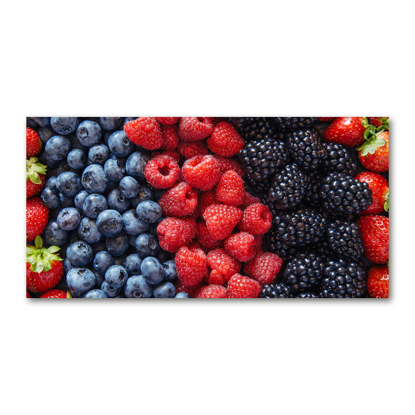 Glasbild Waldfrüchte