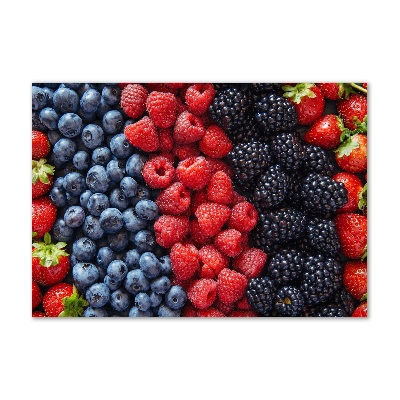 Glasbild Waldfrüchte