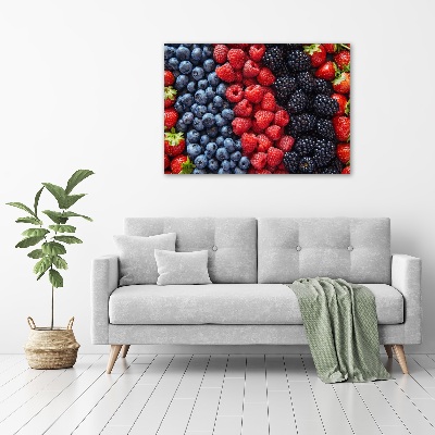 Glasbild Waldfrüchte