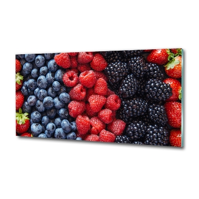 Glasbild Waldfrüchte
