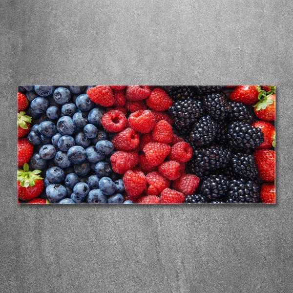 Glasbild Waldfrüchte