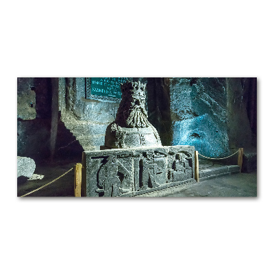 Glasbild Salzbergwerk