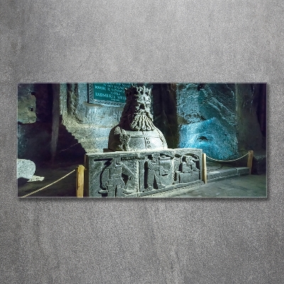 Glasbild Salzbergwerk