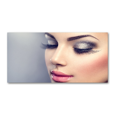 Glasbild Perfektes Make-up