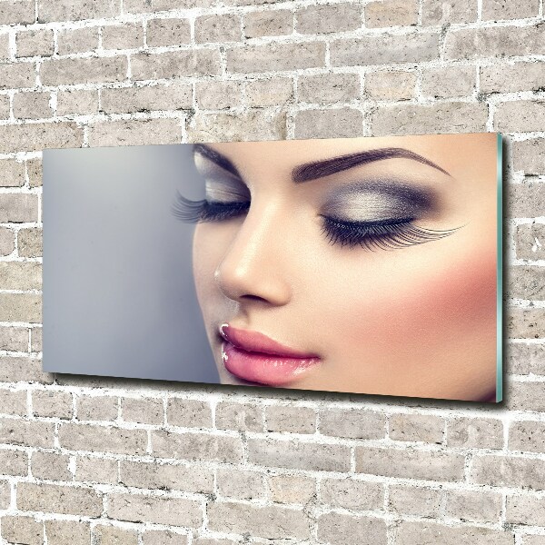 Glasbild Perfektes Make-up