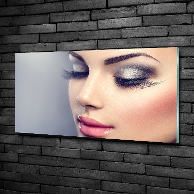 Glasbild Perfektes Make-up