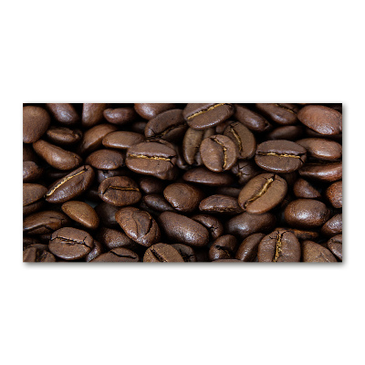 Foto glasbild Kaffeebohnen
