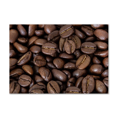 Foto glasbild Kaffeebohnen