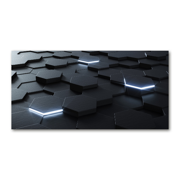 Glasbild Abstraktion