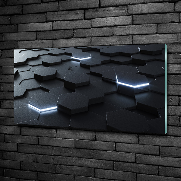 Glasbild Abstraktion