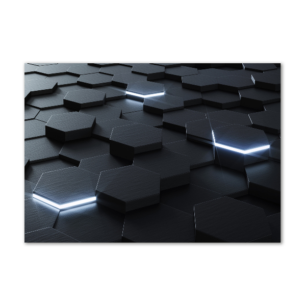 Glasbild Abstraktion