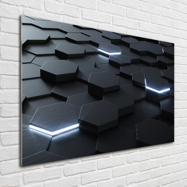 Glasbild Abstraktion