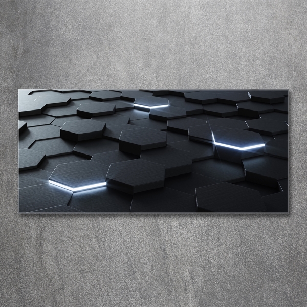 Glasbild Abstraktion