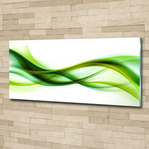 Foto glasbild Abstrakte Wellen