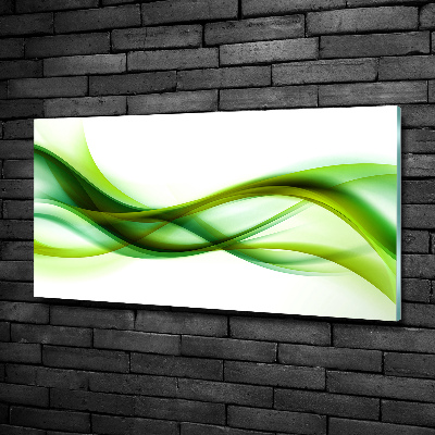 Foto glasbild Abstrakte Wellen