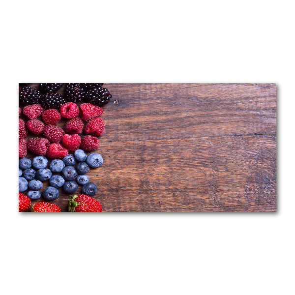 Foto glasbild Waldfrüchte