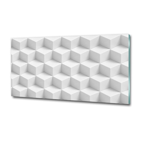 Glasbild 3D-Abstraktion